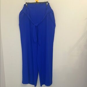 4.  Cato Women's Blue Tie-Waist Pants sz 18/20